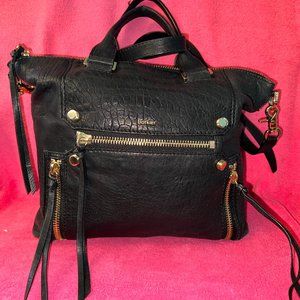 BLACK BOTKIER NEW YORK VINTAGE BLACK SATCHEL